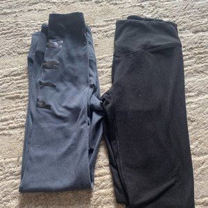 VS Pink, high waisted leggings.